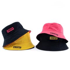 narrow-brim plain bucket hat in 2 colors KN2102213