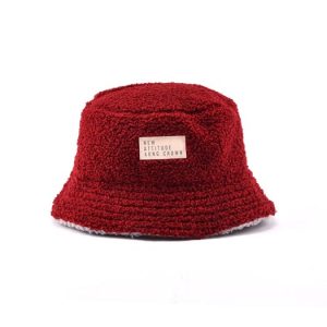 red teddy bucket hat KN2012074