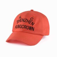 All-red-curved-brim-baseball-cap-oblique-view-ACNA2011121