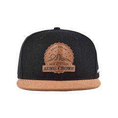 Aung-Crown-Mens-black-strapback-hat-KN2012145