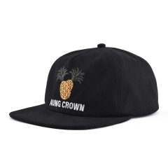 Aung-Crown-all-black-strapback-hat-with-a-soft-brim-KN2103013