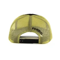 Aung-Crown-black-and-yellow-trucker-hat-with-a-black-plastic-snap-closure-a-yellow-mesh-crown-and-flat-embroidery-letters-on-the-back-KN2012091