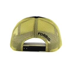 Aung-Crown-black-and-yellow-trucker-hat-with-a-black-plastic-snap-closure-a-yellow-mesh-crown-and-flat-embroidery-letters-on-the-back-KN2012091