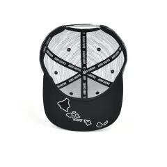 Aung-Crown-black-flat-brim-trucker-hat-at-the-inner-view-KN2012111
