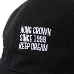 Aung-Crown-black-sun-bucket-hat-with-flat-embroidery-letters-on-the-front-KN2103123
