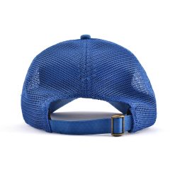 Aung-Crown-blue-colorful-trucker-hat-with-a-metal-tri-glide-slide-buckle-KN2103011