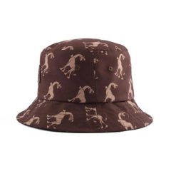 Aung-Crown-brown-bucket-hat-with-embroidery-eyelets-near-the-top-of-the-crown-KN2102221