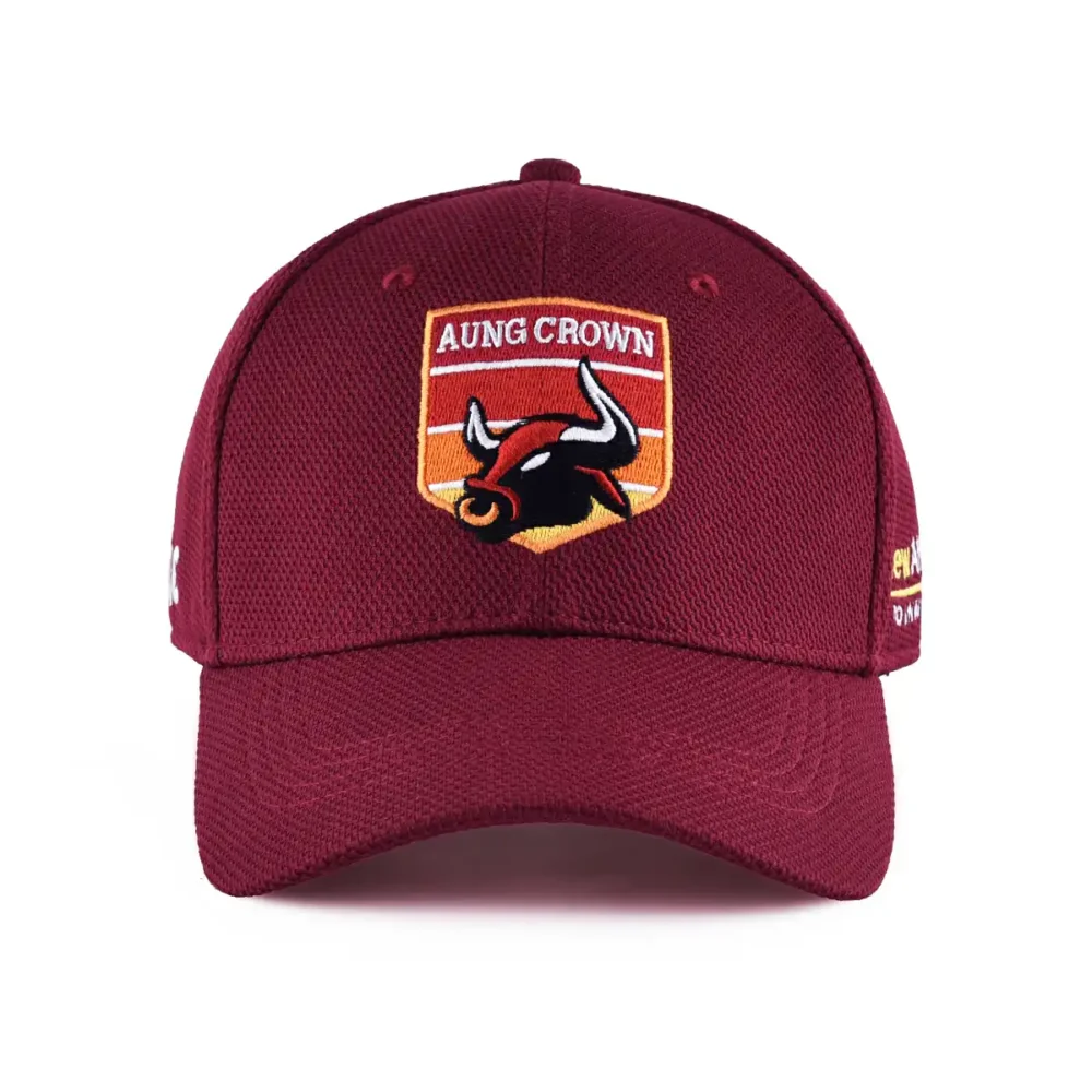 Aung-Crown-claret-adjustable-baseball-cap-KN2012082