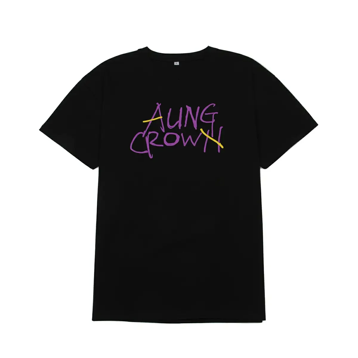 Aung-Crown-cotton-black-t-shirt-for-men-SFZ-210709-1