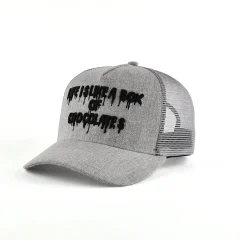 Aung-Crown-fashion-gray-trucker-hat-for-women-and-men-ACNA2011122