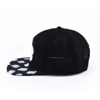 Aung-Crown-fashion-trucker-hat-flat-brim-at-the-horizontal-view-KN2102073