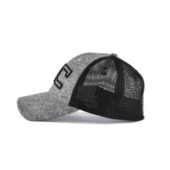 Aung-Crown-gray-and-black-patchwork-embroidered-trucker-hat-for-men-KN2012122