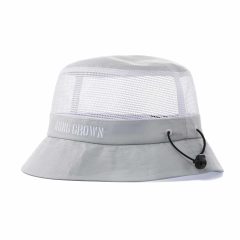 Aung-Crown-gray-bucket-hat-with-top-drawstrings-SFG-210318-1