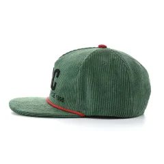 Aung-Crown-green-snapback-flat-hat-with-a-flat-brim-SFA-210401-1