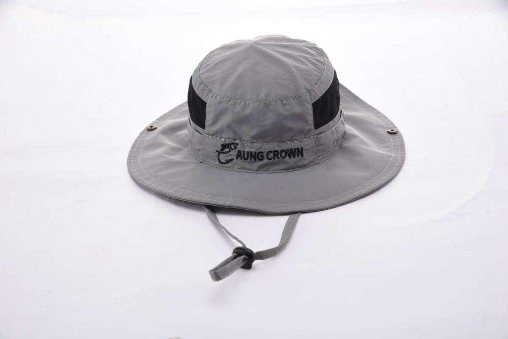 Aung Crown grey bucket hat for outdoors KN2101291