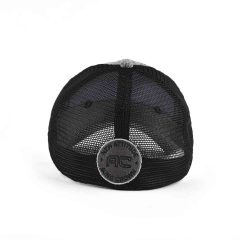 Aung-Crown-grey-fitted-embroidered-trucker-hat-with-a-patch-on-the-back-KN2012122