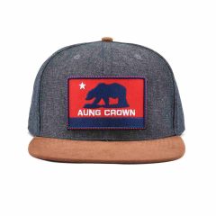 Aung-Crown-grey-snapback-hat-for-outdoors-ACNA2011125