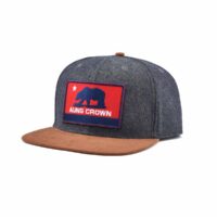 Aung-Crown-grey-snapback-hat-with-a-flat-brim-ACNA2011125