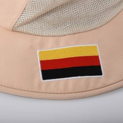 Aung-Crown-khaki-bucket-hat-safari-with-German-flag-on-the-brim-KN2101284