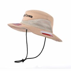 Aung-Crown-khaki-bucket-hat-safari-with-adjustable-drawstrings-KN2101284
