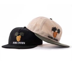 Aung-Crown-khaki-snapback-hat-or-all-black-strapback-hat-KN2103013