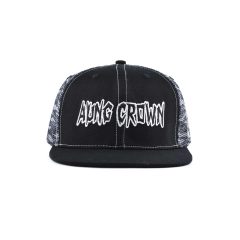 Aung-Crown-mens-black-flat-brim-trucket-hat-KN2012111