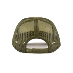 Aung-Crown-mens-green-trucker-hat-with-a-mesh-back-and-a-green-plastic-snap-closure-at-the-back-AC201024-80
