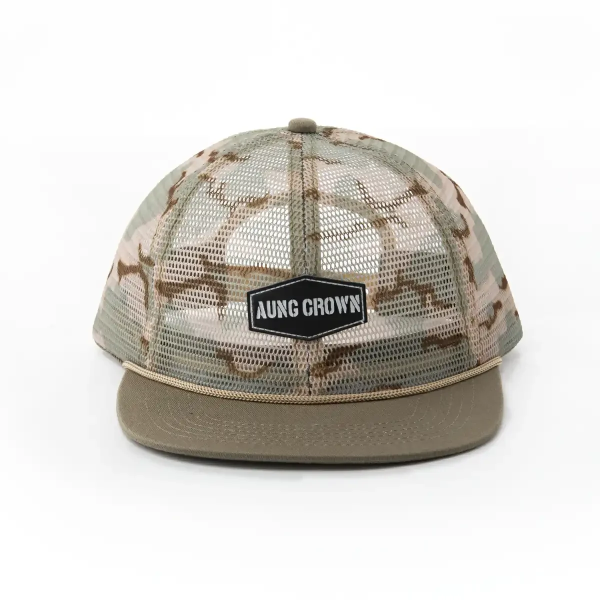 Aung-Crown-mens-khaki-trucker-hat-for-outdoors-SFA-210409-1