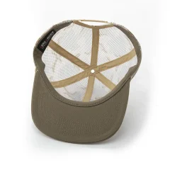Aung-Crown-mens-outdoor-khaki-trucker-hat-at-the-inner-view-SFA-210409-1