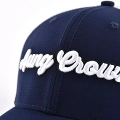 Aung-Crown-mens-white-and-blue-trucker-hat-with-3D-embroidery-white-letters-on-the-front-KN2012121