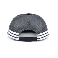 Aung-Crown-patchwork-flat-bill-trucker-hat-for-men-with-a-plastic-snap-and-a-mesh-back-KN2012153