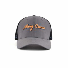 Aung-Crown-patchwork-grey-trucker-hat-for-women-and-men-KN2012042