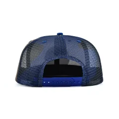 Aung-Crown-sports-men-trucker-hat-with-a-blue-plastic-snap-closure-KN2102042