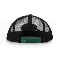 Aung-Crown-sports-stylsih-trucker-hat-with-a-green-plastic-snap-closure-SFA-210407-1