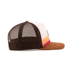 Aung-Crown-unisex-brown-trucket-hat-at-the-horiozontal-view-side-KN2103043