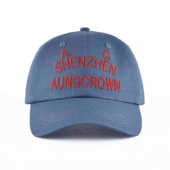 Blue-curved-brim-baseball-cap-front-view-ACNA2011121