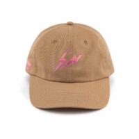 Front-view-khaki-womens-baseball-hat-SFA-210409-2