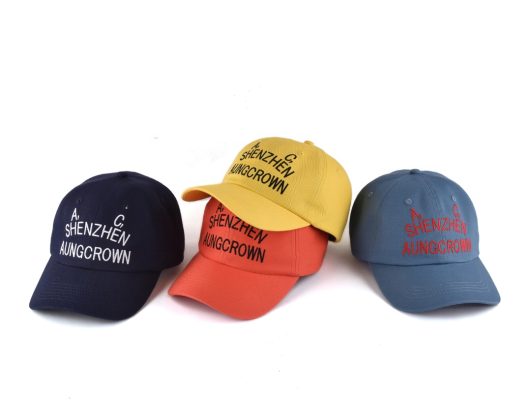 Aung Crown flat embroidery baseball hats