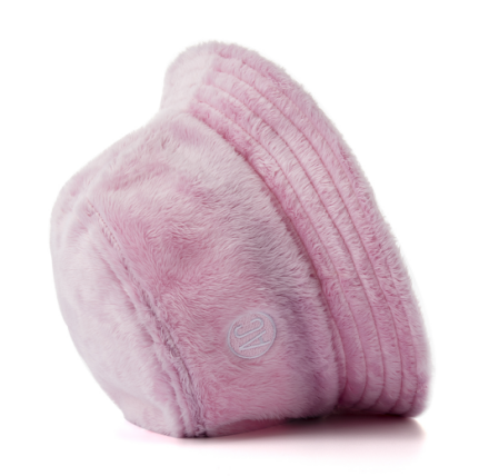  Pink Solid-color Winter Bucket Hat