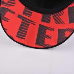 Streeter-black-curved-brim-trucker-hat-with-a-red-lower-brim-KN2012141