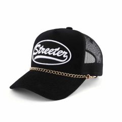Streeter-black-mesh-trucker-hat-for-women-and-men-KN2102051