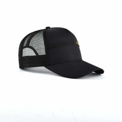 Streeter-black-trucker-hat-mens-with-a-mesh-crown-KN20112503