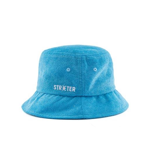 blue terry bucket hat