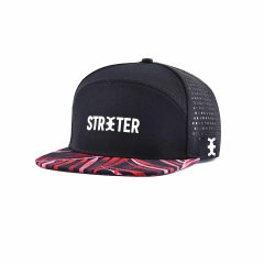 Streeter-casual-sports-black-and-red-trucker-hat-for-women-and-men-KN20112701