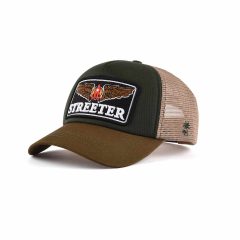 Streeter-green-brown-trucker-hat-men-for-outdoor-KN2012093