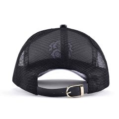 Streeter-leather-black-mesh-hat-with-a-metal-belt-buckle-closure-KN2102212