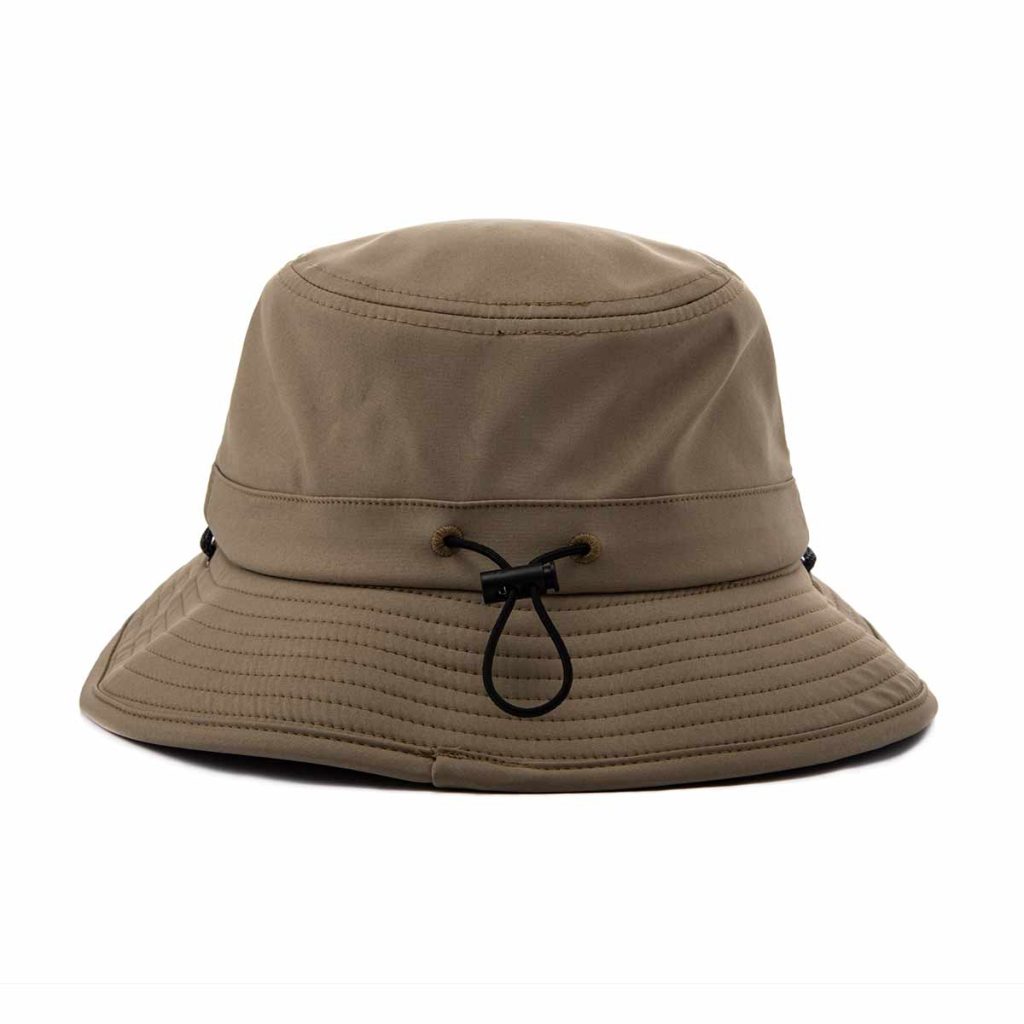 Streeter olive green bucket hat at the backside view KN2102194