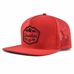 Streeter-red-trendy-trucker-hat-for-sports-KN2103125