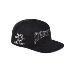 Streeter-unisex-5-panel-corduroy-snapback-hat-with-flat-embroidery-letters-on-the-side-KN2012164