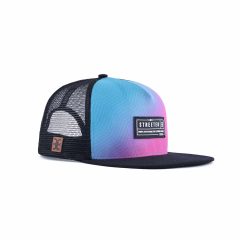 Streeter-unisex-trucker-hat-flat-bill-with-a-leather-patch-at-the-side-view-KN2012281